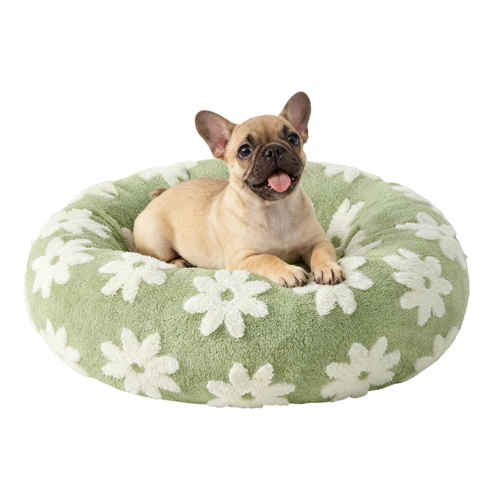 Panier pour chat lavable et nid douillet en peluche anti-dérapant pour l'hiver