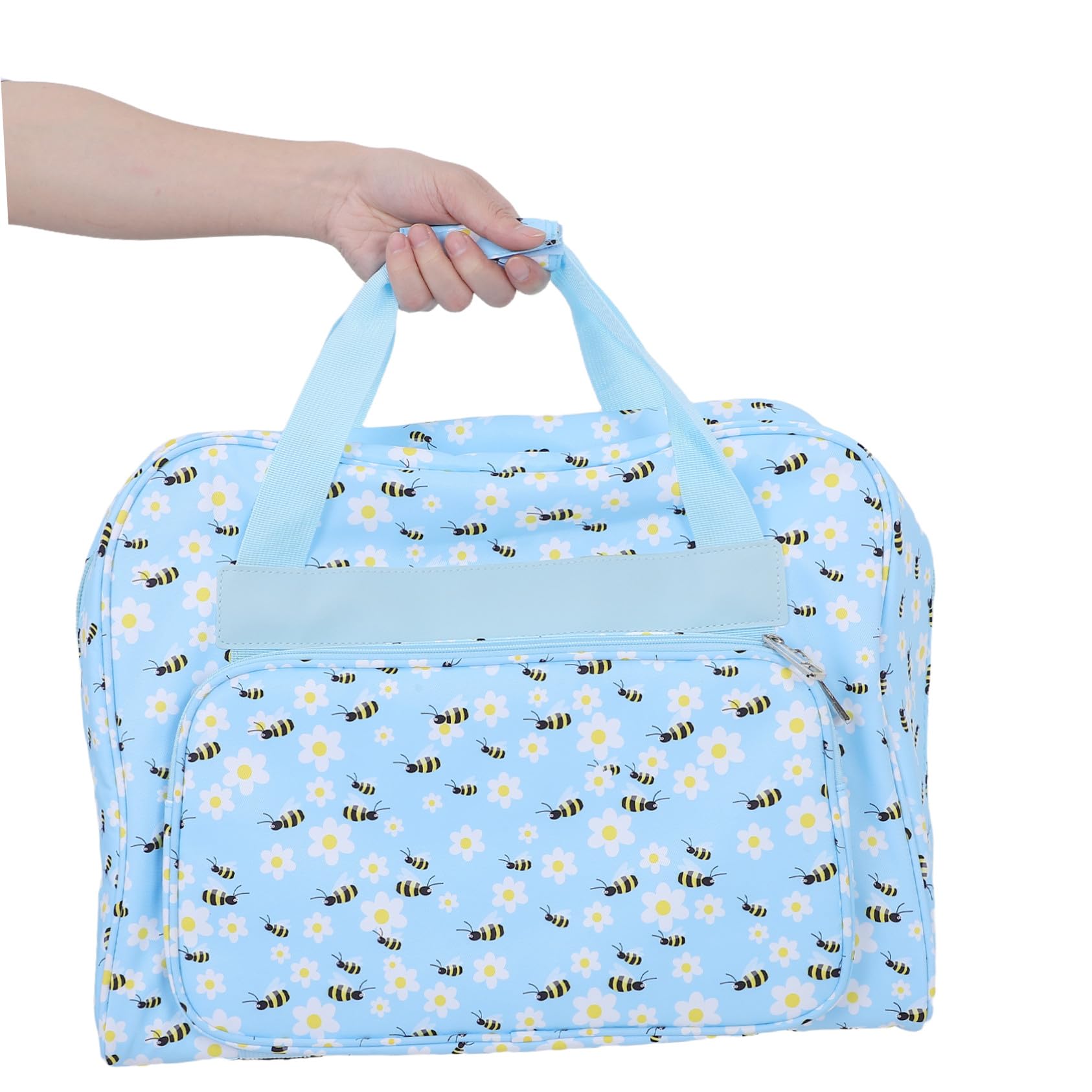 Holibanna Borsa Macchina da Cucire Portatile con Trolley e Manico Capacità con Tasche Multiple per Filati Uncinetto e Organizer da Viaggio Leggero e Sospendibile per Trasporto Comodo e