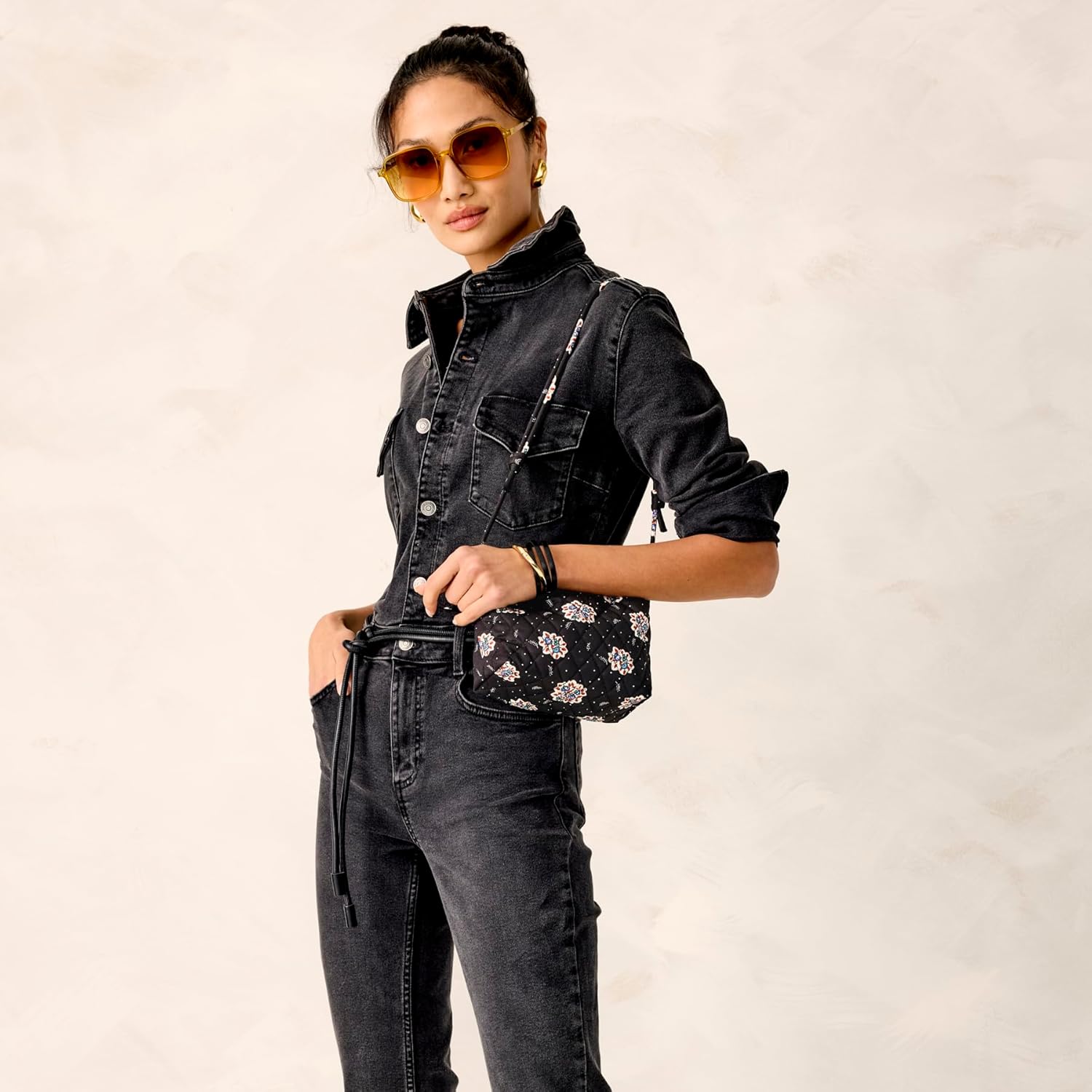 womens Premium Cotton Blake Crossbody Bag - Image 3