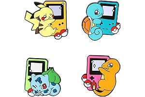 4 Pcs Pokemon Little Fire Dragon Enamel Pins Set