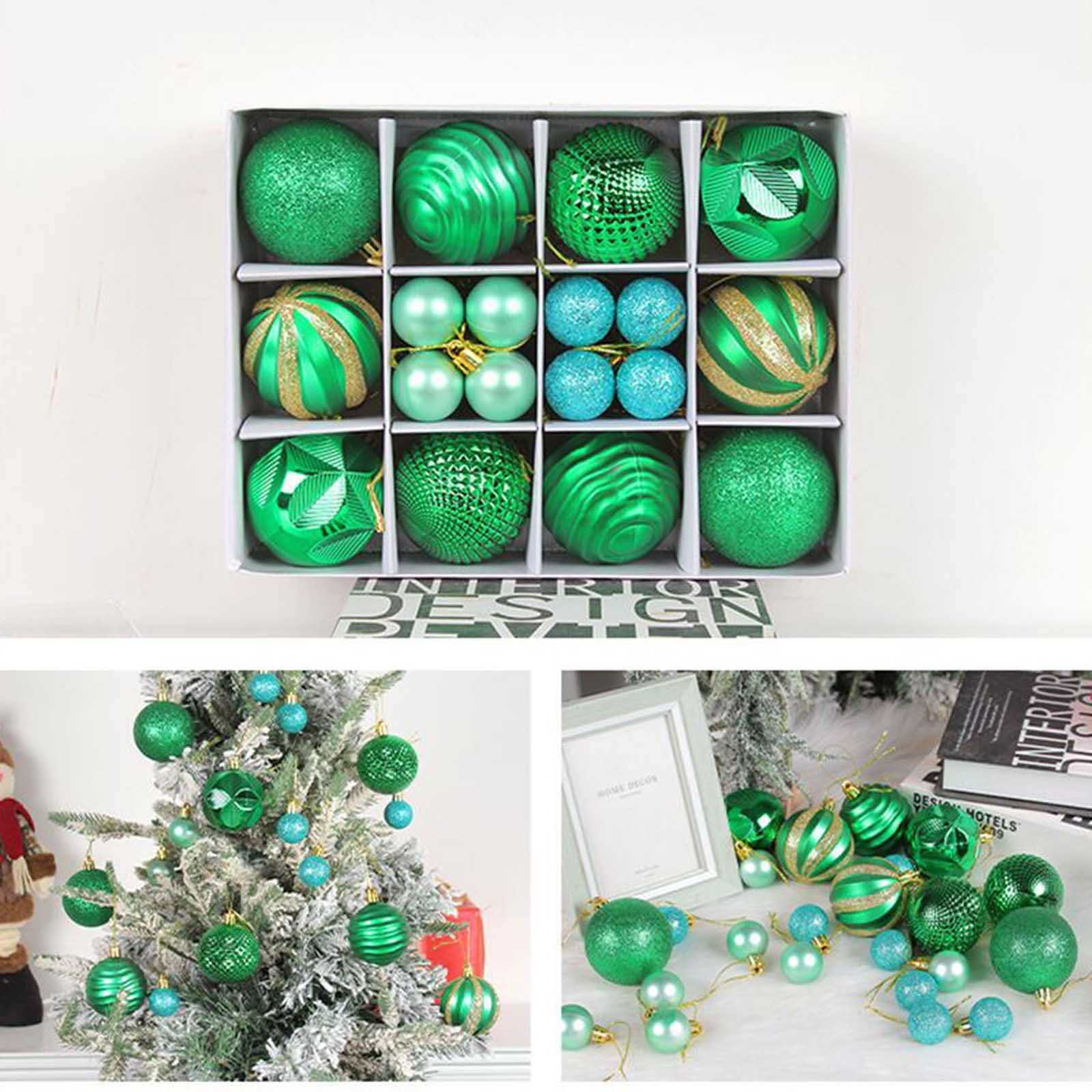 Amazon｜クリスマスツリーペンダント装飾ハンギングオーナメントセット