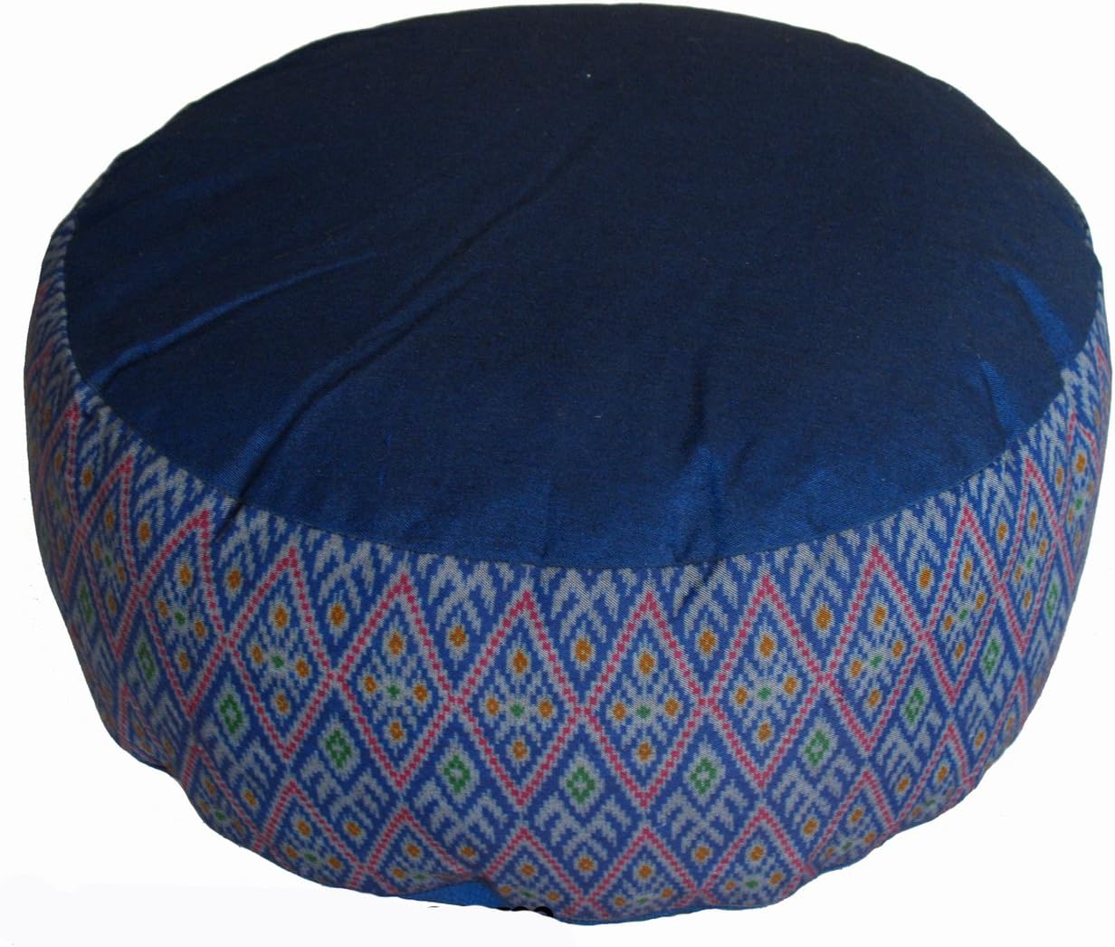 Meditation Cushion Zafu Pillow - Buckwheat and Kapok Fill - Indochine Purple