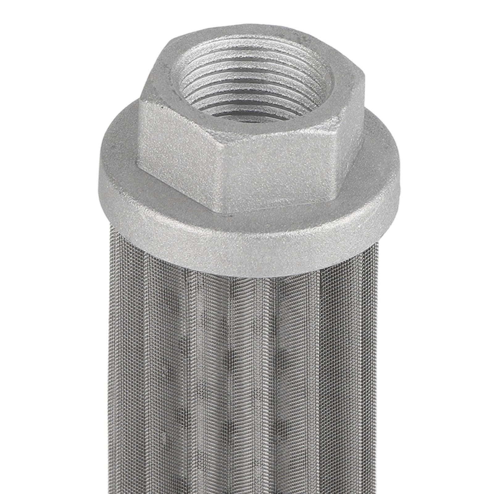 Generic Crépine D'aspiration Hydraulique Efficace en Acier Inoxydable, Large Application, Filtre à Carburant D'aspiration, Connexion Tubulaire pour Machines Lourdes (taille : 3,3" X 1,4")