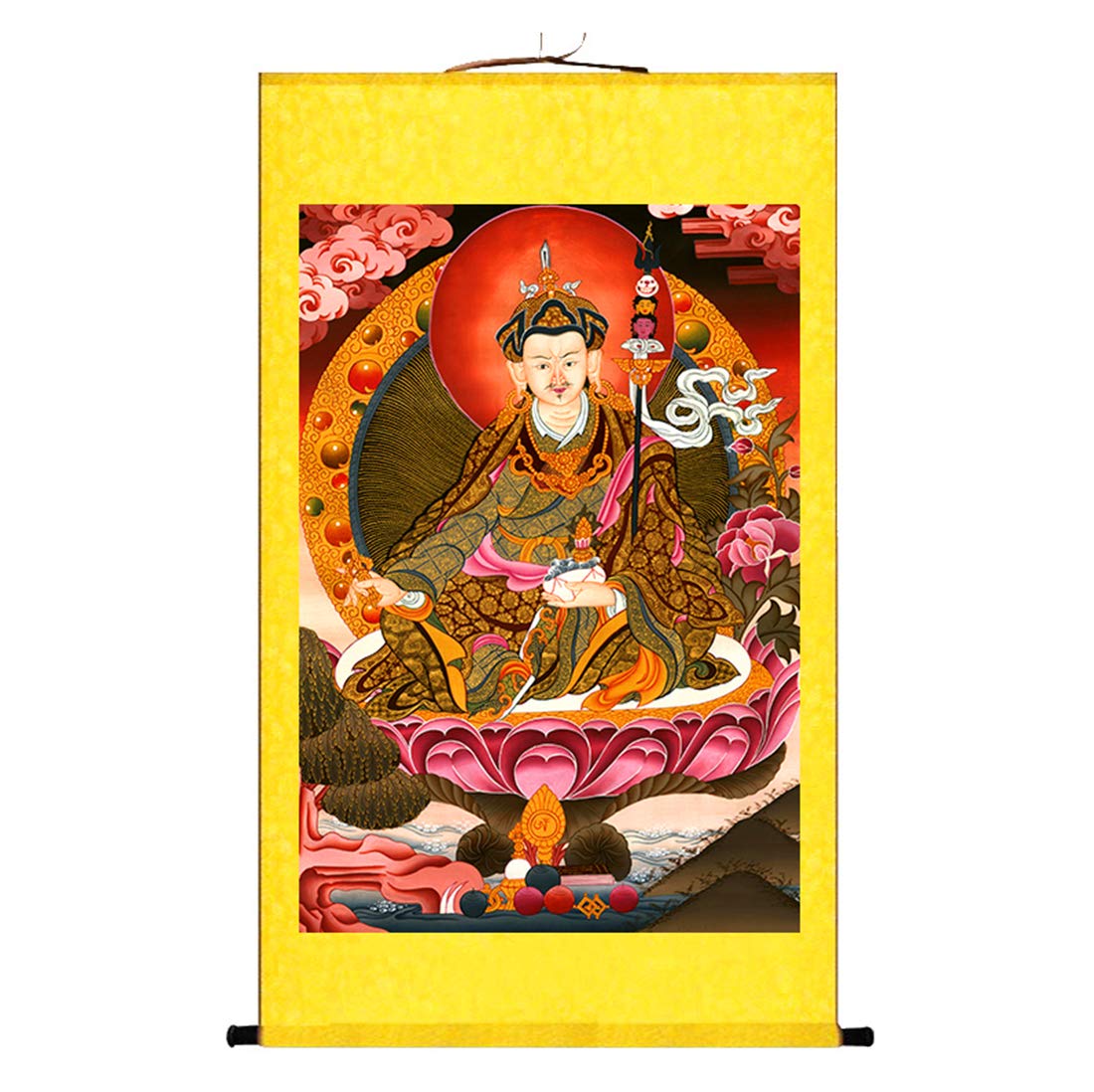 Amazon.co.jp: Zzooi チベット仏教タンカアート バイサジャグル