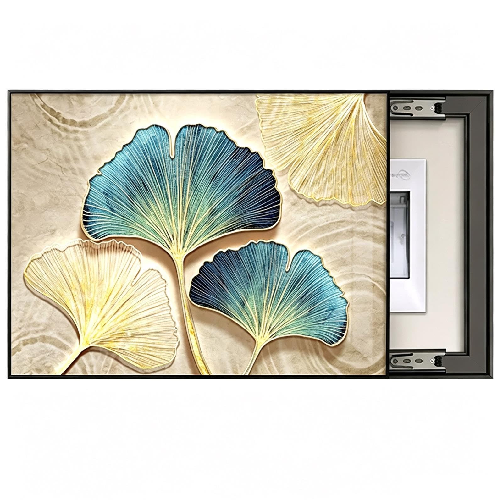 Copri Quadro Elettrico Decorativo, Apertura Scorrevole Sul Lato Sinistro