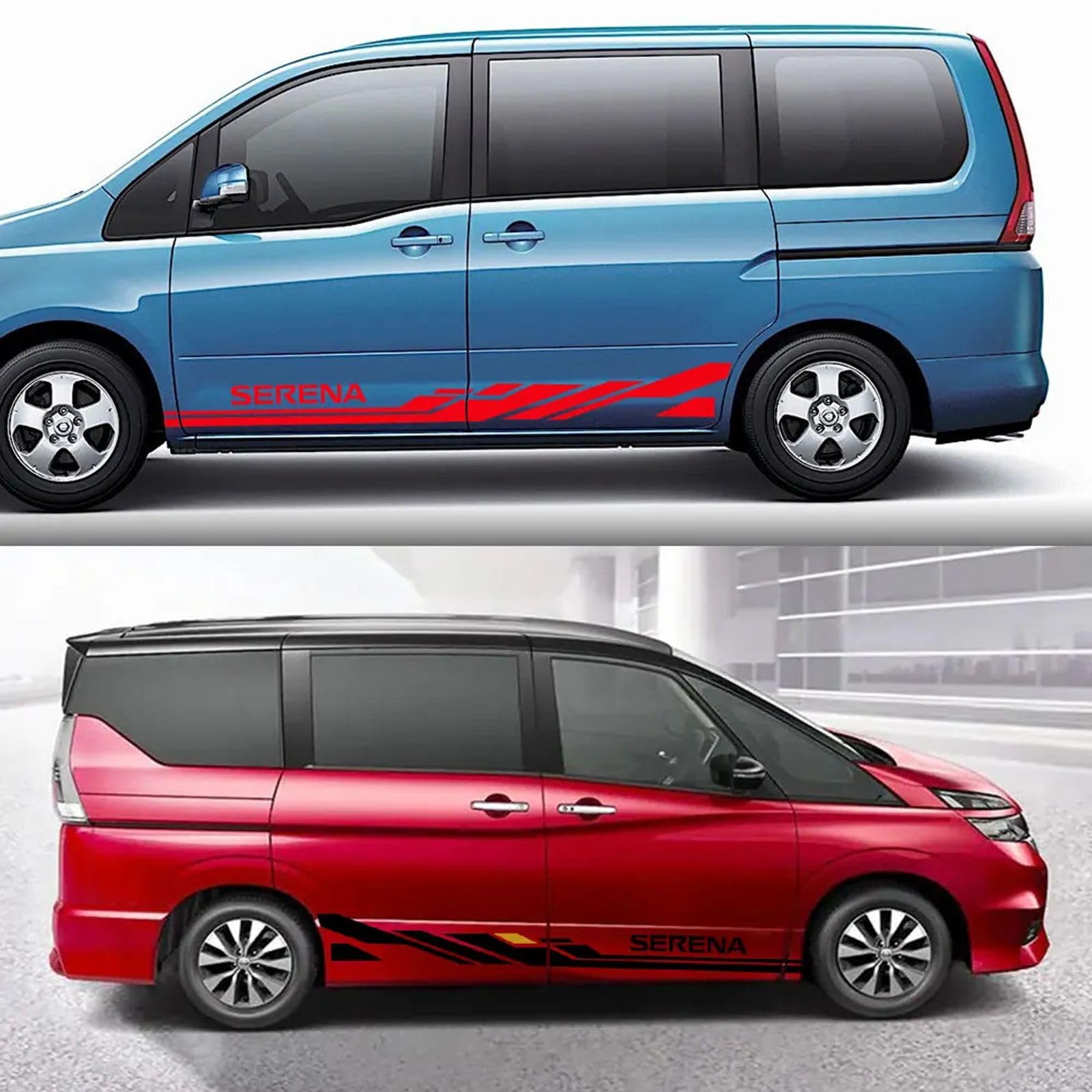 Amazon.co.jp: LOPTYE(アイブ) 2PCS 車サイドドアステッカー