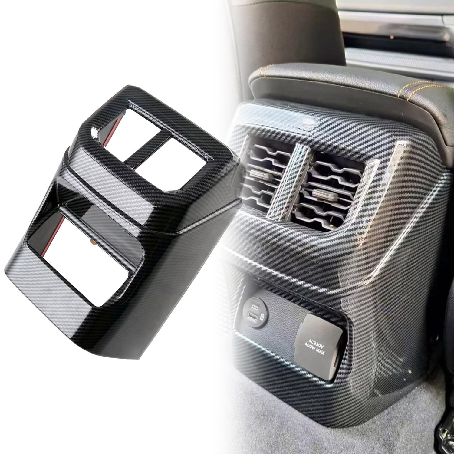 CTH for Ford Ranger 2024-2025 Interior Center Console Air Vent Outlet Window List Switch Control Button Gear Shift — view 6