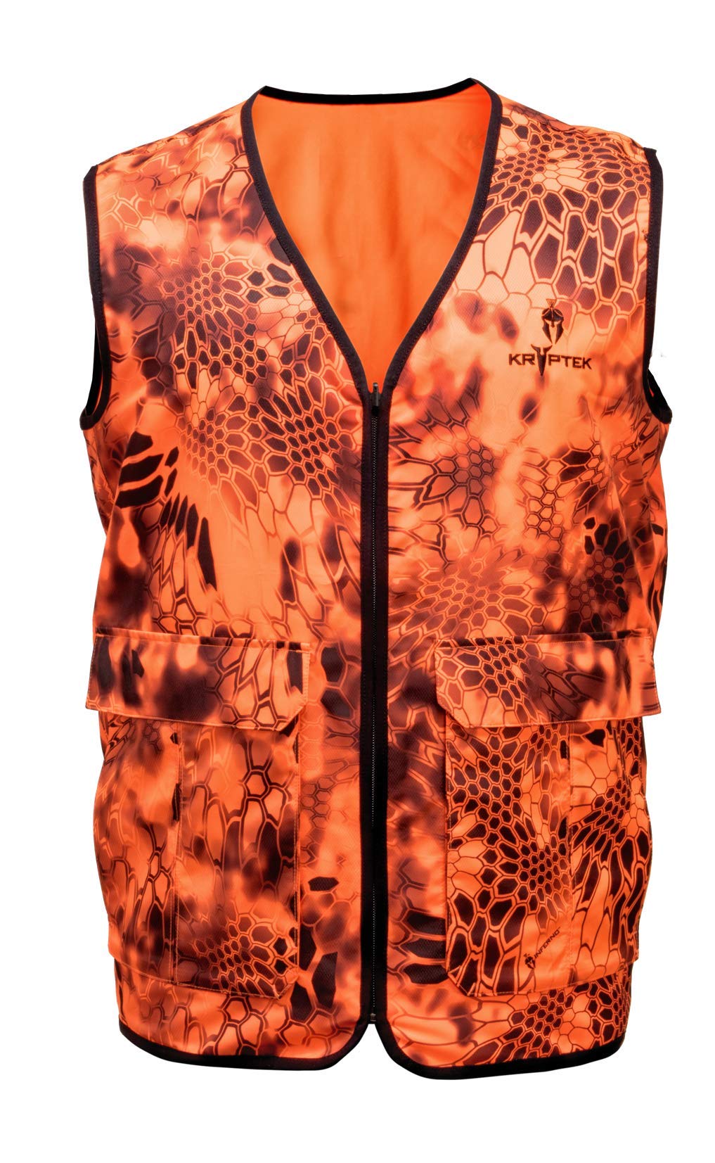 Kryptek Vesuvius Vest, High Visibility, Reversible Hunting Safety Vest