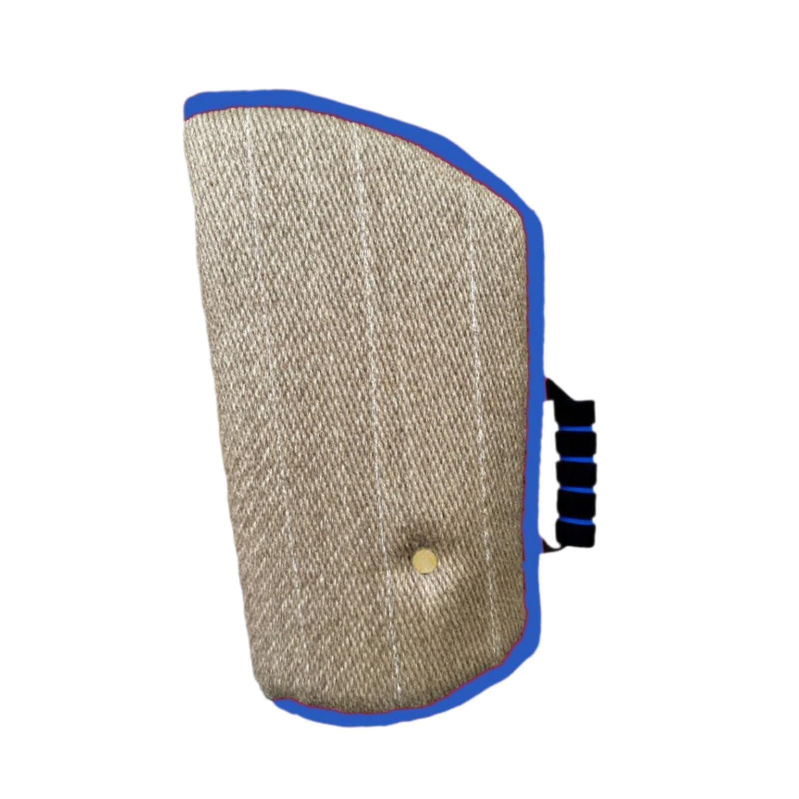 Sharplace Manchon de Bras Mordant pour Chien, Manchon de Bras d'entraînement pour entraîneur d'agilité Professionnel, Manchon de Protection Contre Les morsures, Bord Bleu