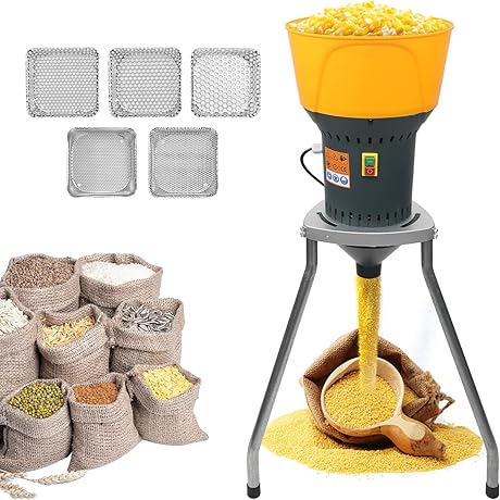 Eachbid Electric Corn Mill Grinder for Home and Farm Feed Grinding