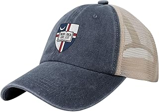 The Catholic University Adjustable Baseball Cap Sport Vintage Washed Mesh Baseball Cap