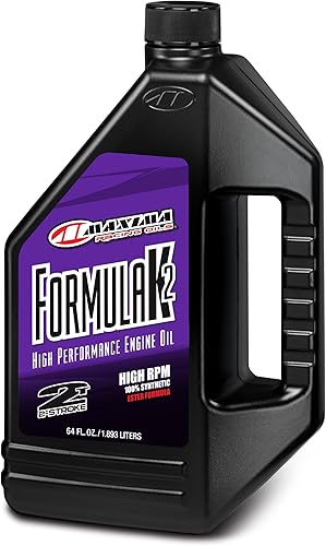 Miniatura 2 de Maxima Racing Oils 22916-4PK Formula K2 - Aceite sintético de carreras de 2 tiempos, botella de 16 onzas, paquete de 4