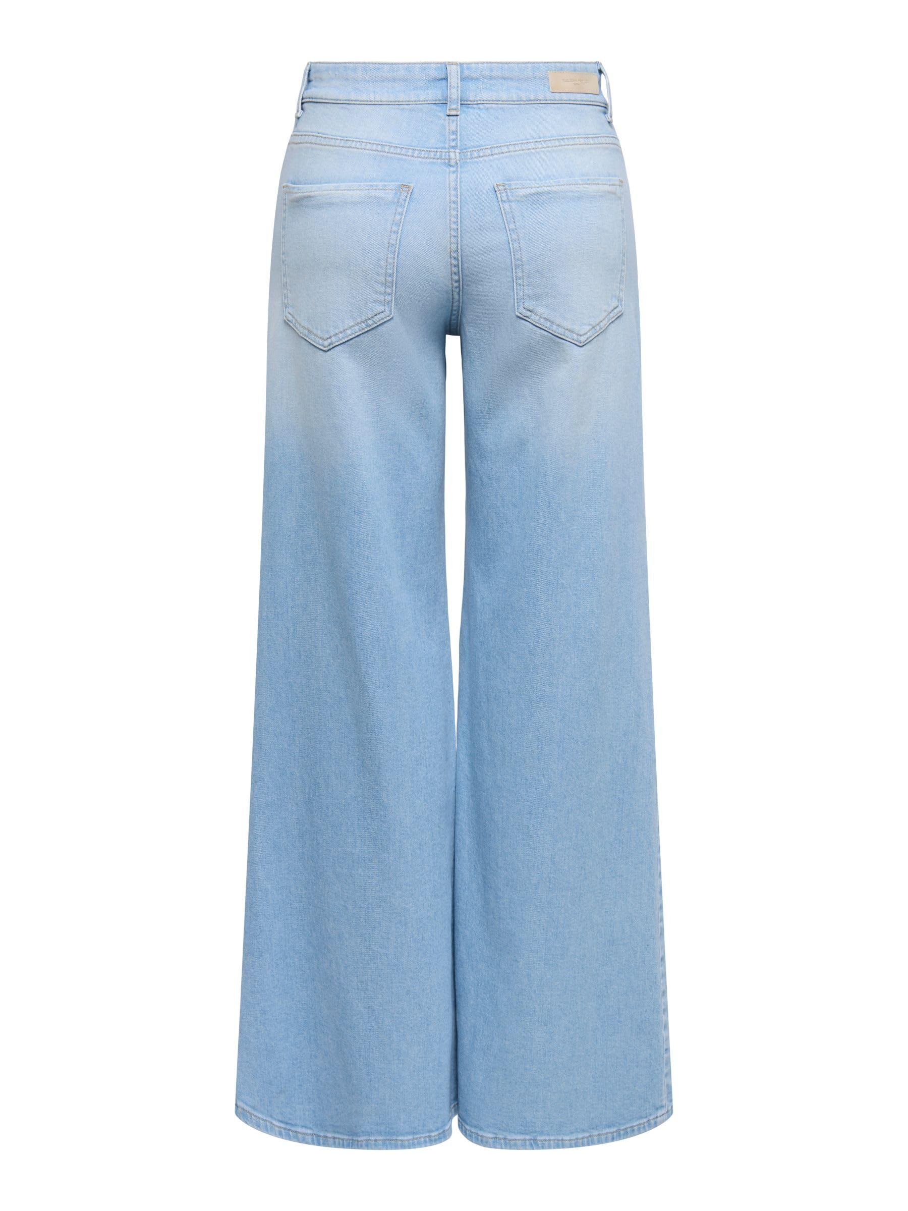 ONLY Female Jeans mit weitem Bein ONLCALIFORNIA Mittlere Taille Flared Jeans
