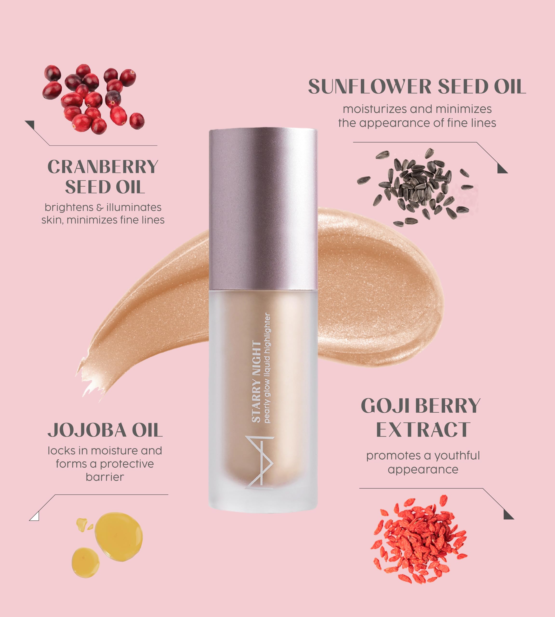 House Of Makeup Liquid Highlighter | High-glow, Smudge-proof Highlighter Makeup For All Skin Tones | 6 ml (Nebula, 6 ml) 4