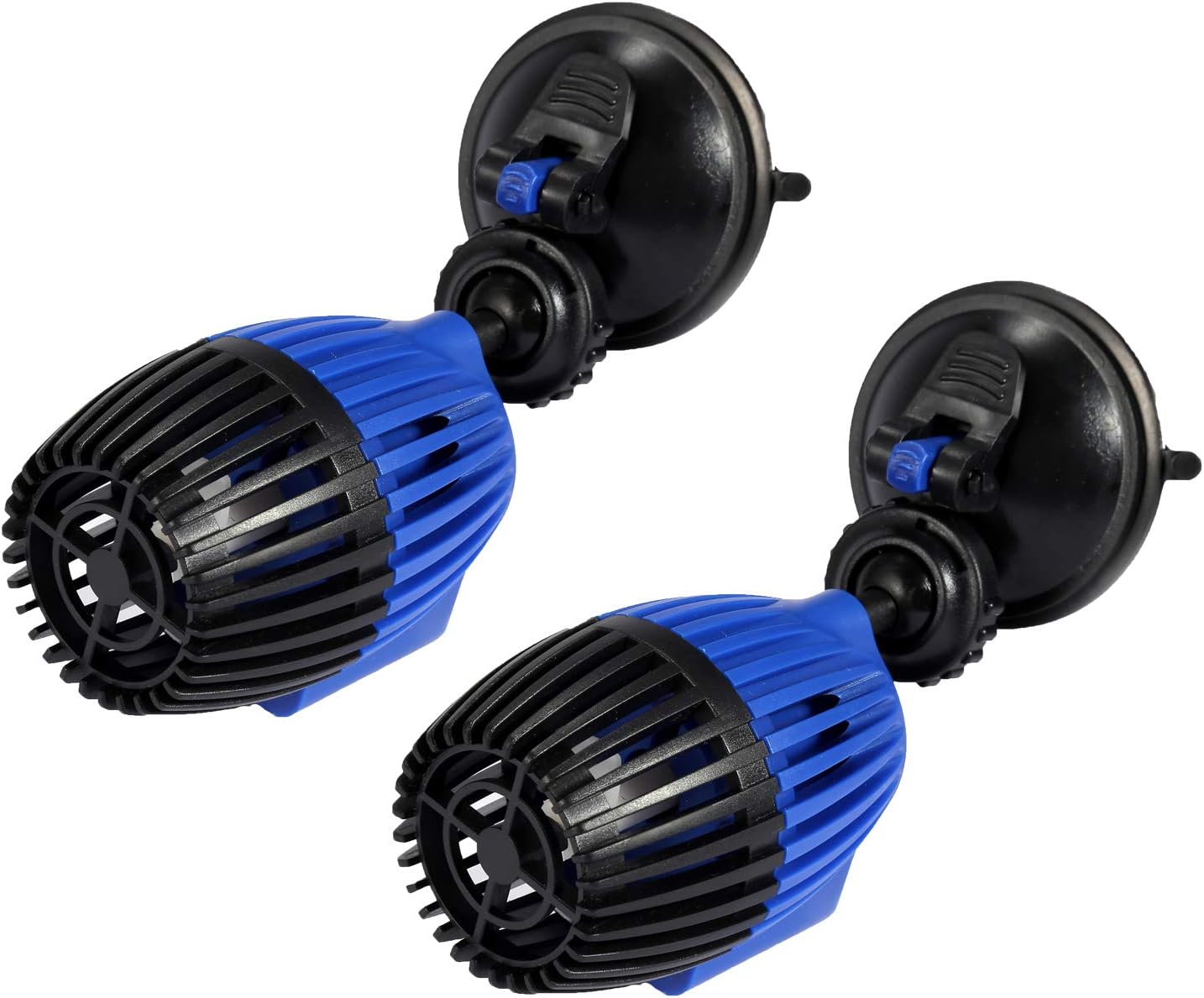 AQUANEAT Aquarium Circulation Pump 480GPH Wave Maker Powerhead Fish Tank Submersible Water Pump w/Suction Cups Mount 2pcs