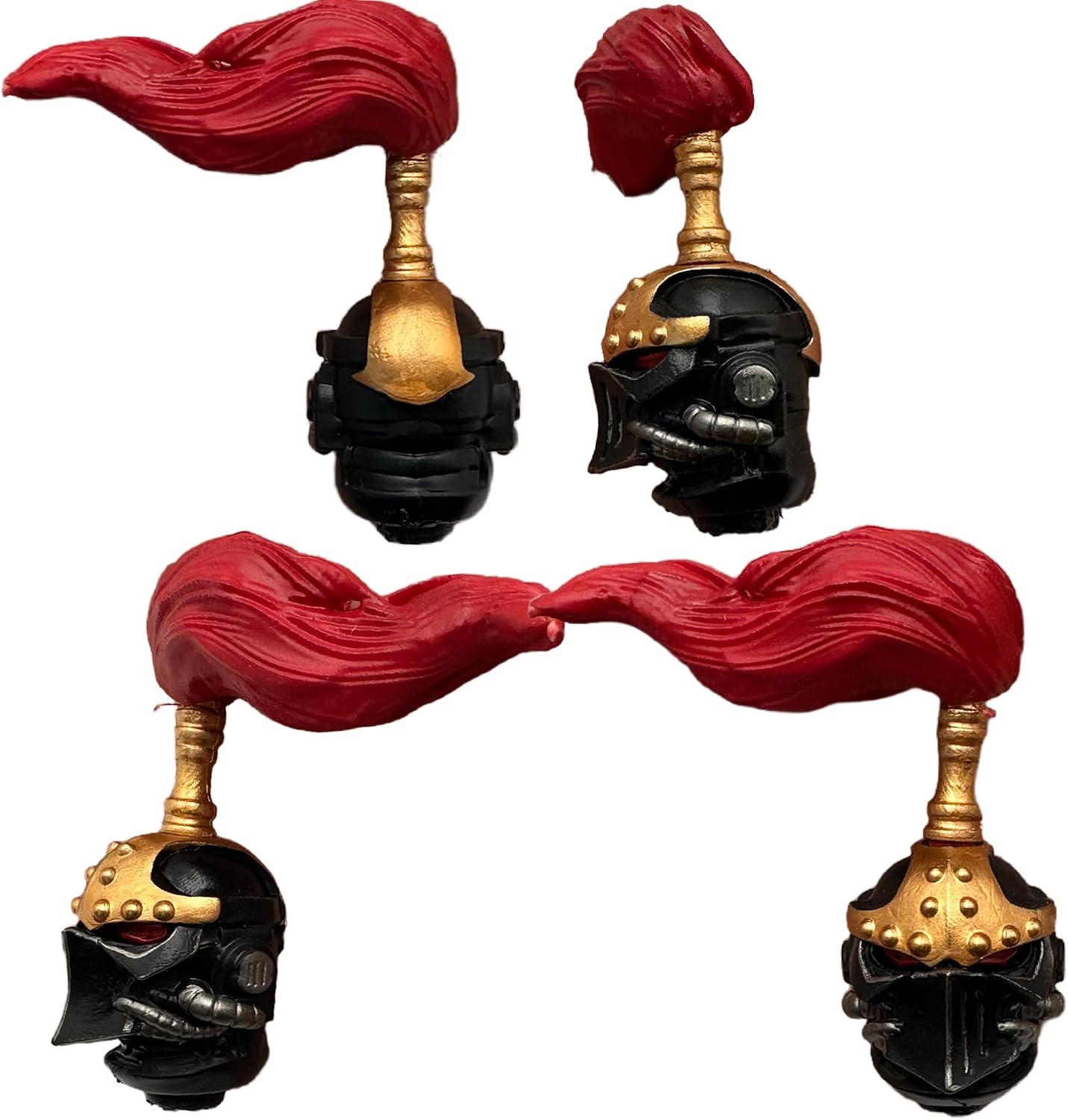 WH Parts Helmet 01 Accessories SOH - Sons of Horus Ezekyle Abaddon - PVC Soft Rubber Model Accessories Applicable to JOYTOY Products - Age 15 +