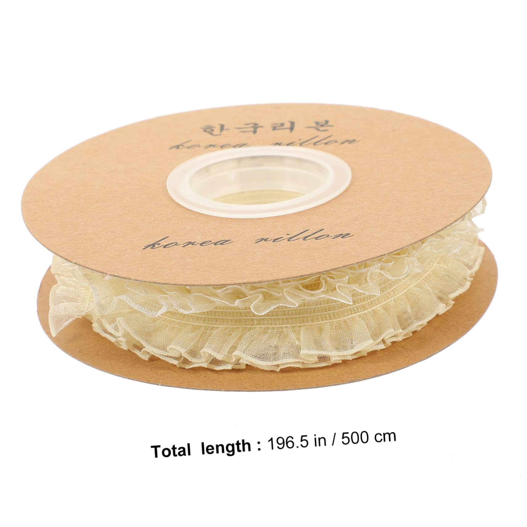 5rollos Lazo De Encaje Elástico De Para Manualidades y Decoración De Ropa De Ribete Floral Para Bodas y Accesorios De Vestuario