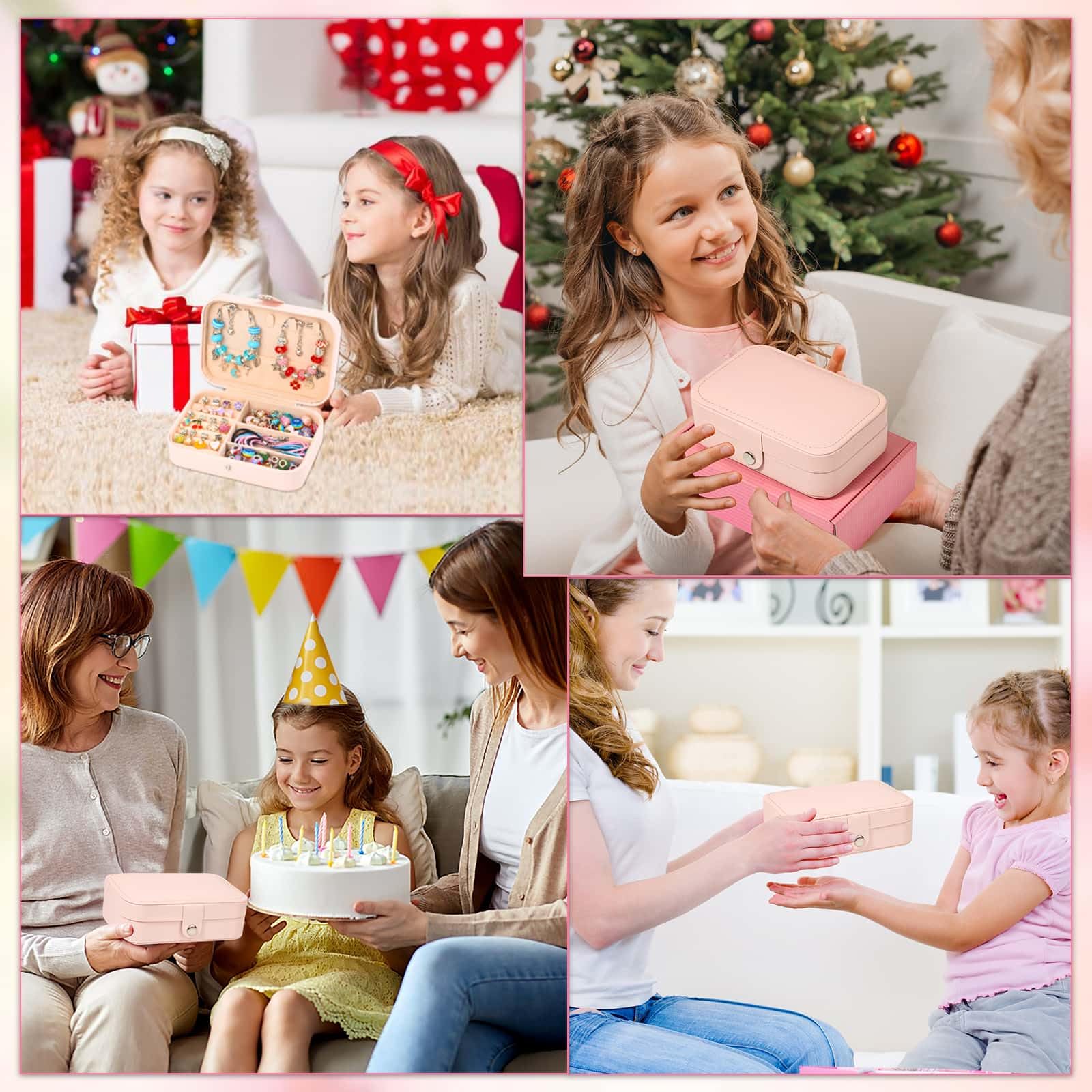 150Pcs Charm Bracelet Making Kit with Jewelry Box Girls Beads for Jewelry Making Kit with DIY Crafts Gift for Girls Bracelet Teen Women Birthday Valentine Gifts Christmas - Image 7