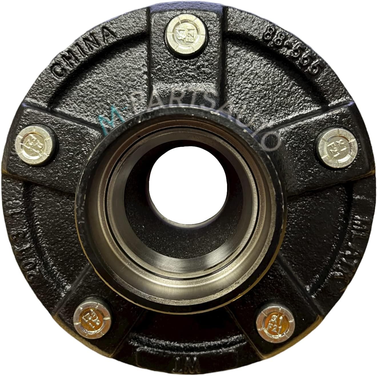 Two Replacement Trailer Idler Hub for 3,500LB Rated Trailer Axle, 5 on 5.5" Bolt Pattern Trailer Idler Hub, 5 Bolt Trailer Hub Replacement (Hardware Included) 88-555KIT-2