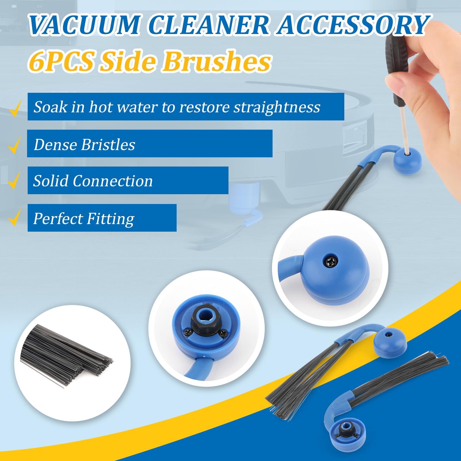 20 per Ecovacs Deebot T90 PRO Omni/T90 Omni/X12 PRO Omni Kit di Accessori Robot Aspirapolvere Accessori Con 2 Spazzole Principali，2 Rulli per Spazzole,6 Spazzole Laterali, 4 Filtri, 6 Sacchetti
