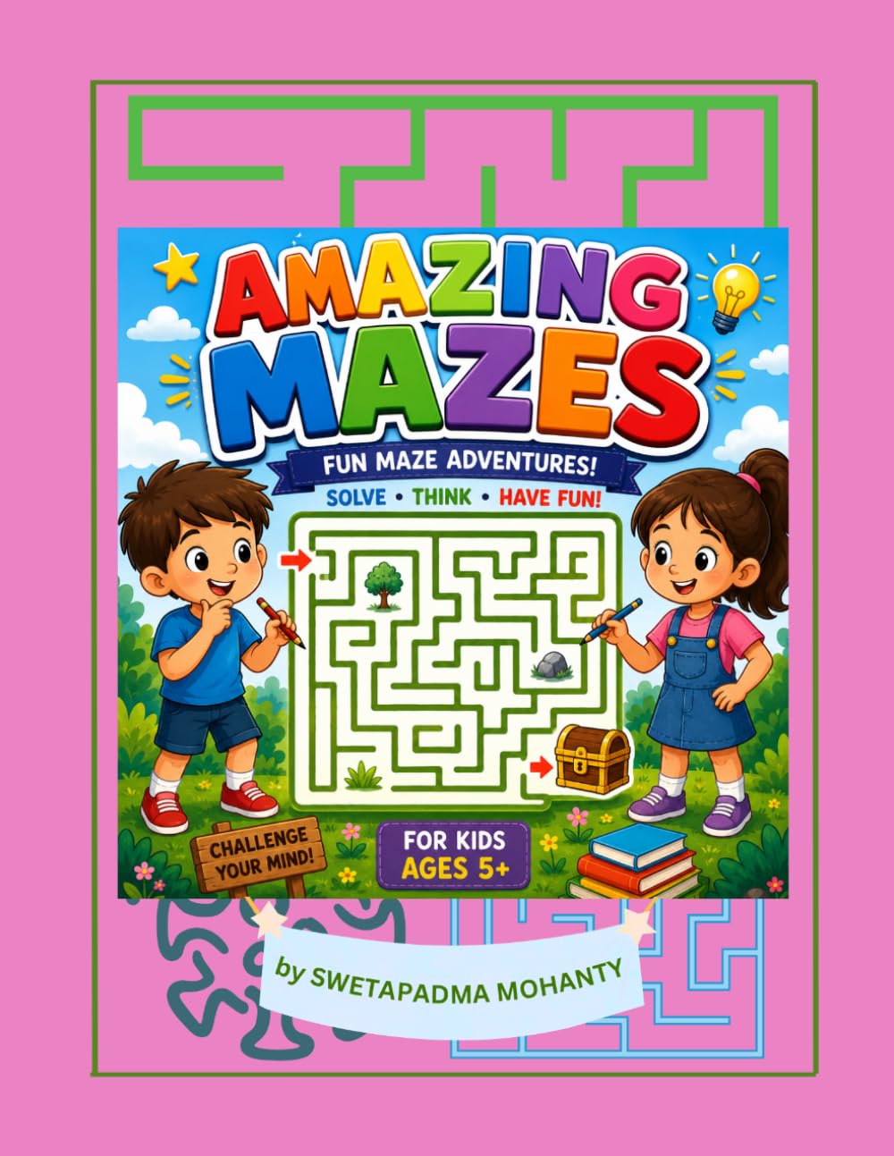 Amazing Mazes for kids: Exciting Maze Challenges for Curious Young Minds