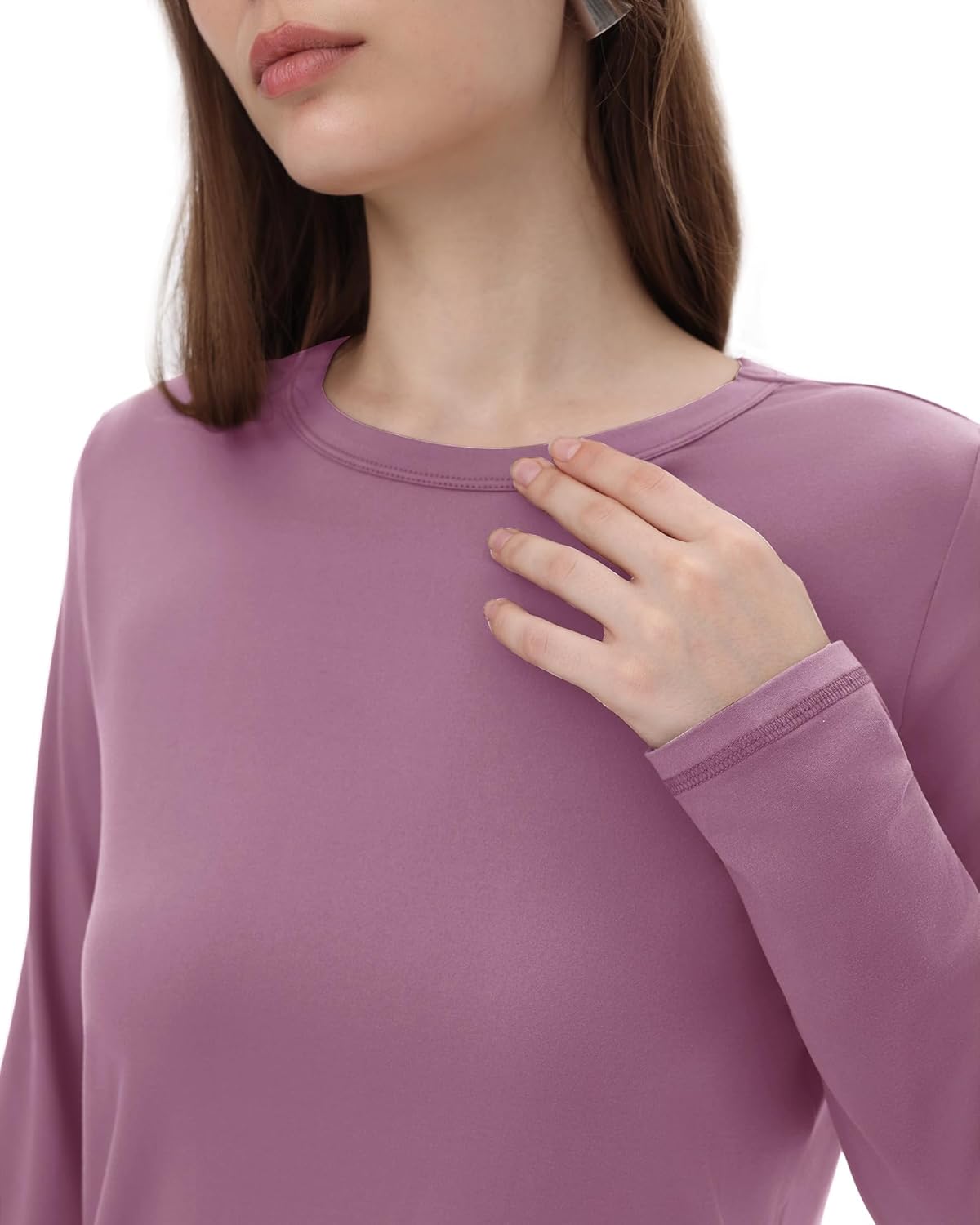 GAYHAY Long Sleeve Shirts for Women - Fall Winter Clothes Crew Neck Casual Tops Loose Fit Tees Fashion Outfits 2025 - Image 5