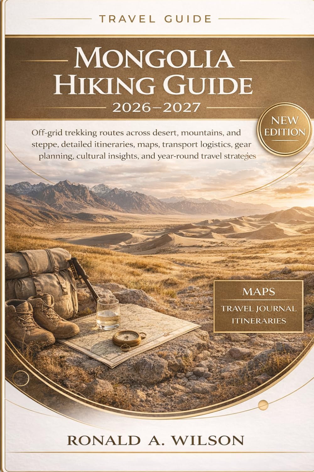 Mongolia Hiking Guide 2026–2027: Off-grid trekking routes across desert, mountains, and steppe, detailed itineraries, maps, transport logistics, gear ... insights, and year-round travel strategies