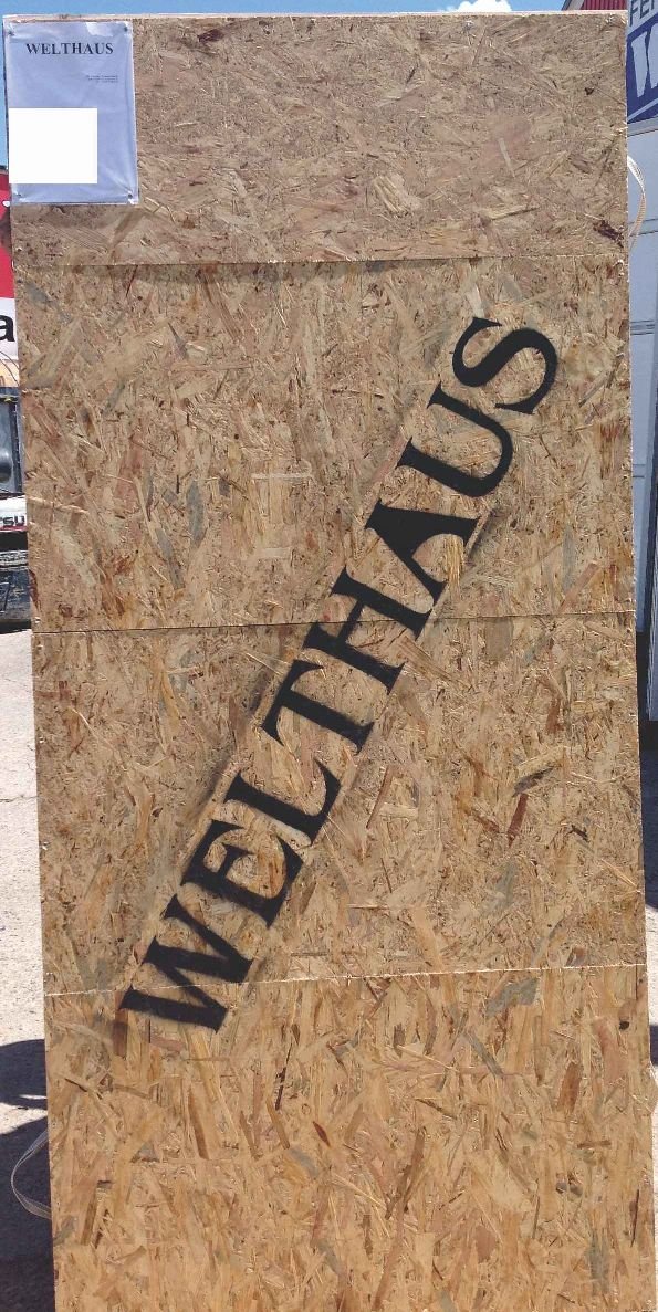 WH75 RC2 - Porta di casa in alluminio LA123, 1000x2100 mm, DIN sinistra, antracite esterno, bianco interno, manico BGR1600, stampante M45