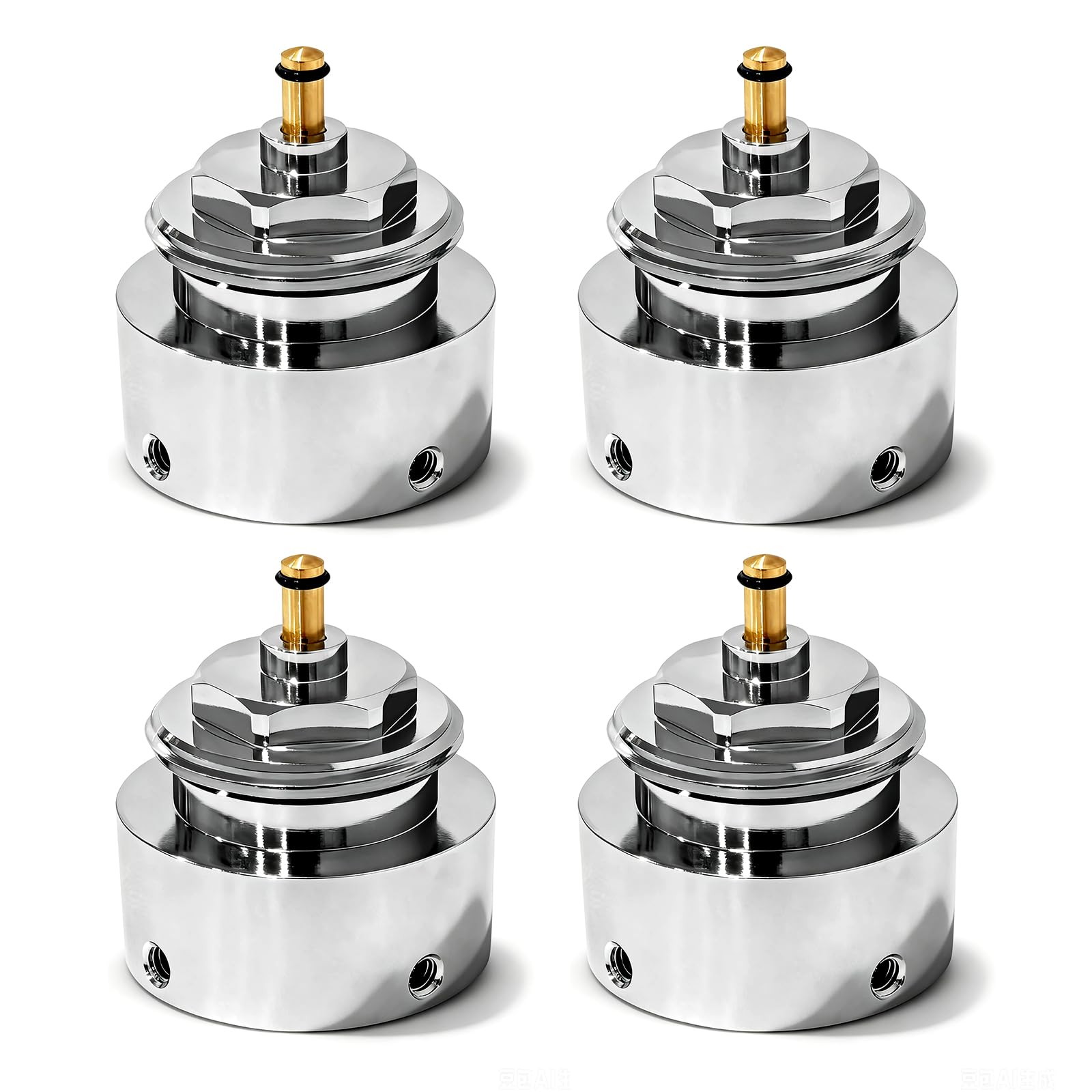 Heizkörperventiladapter 30,5mm Anschluss, Kompatibel mit Vaillant (Ersatz für 700097), Metall, Zubehör für Heizkörperthermostate (4 Stück)
