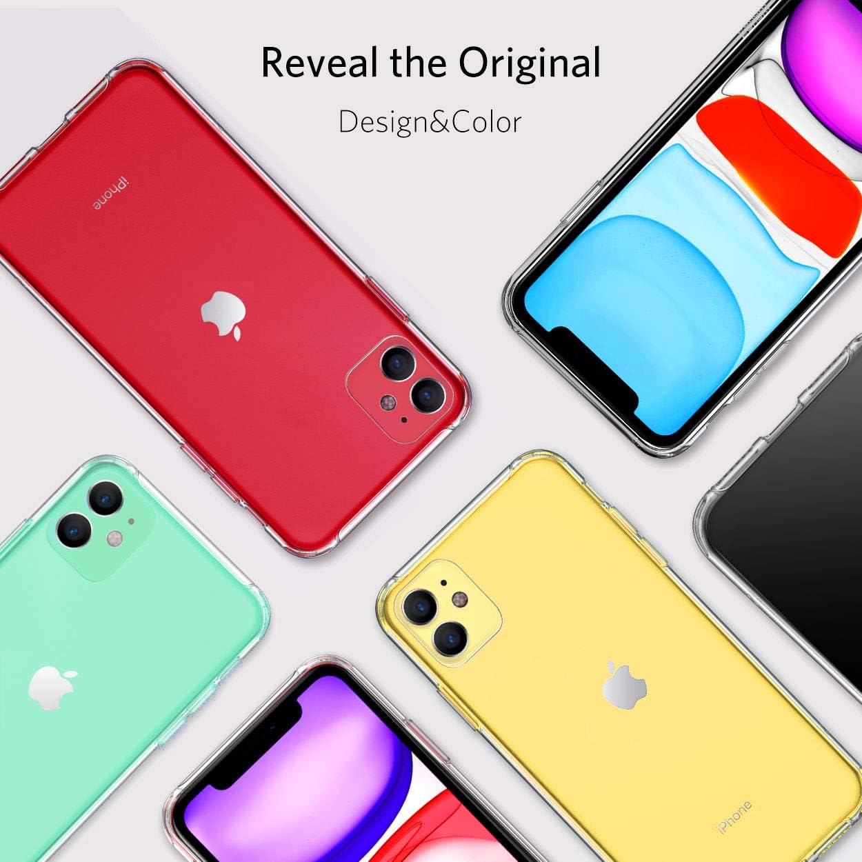 UIYTRAESTING Compatible with iPhone 11 Case, Clear iPhone 11 Cases Cover for iPhone11 6.1 Inch