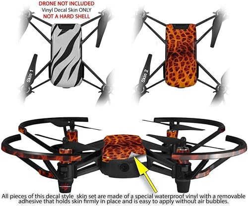 Miniatura 2 de Skin Wrap 2 Pack para DJI Ryze Tello Drone Zebra Skin Drone No Incluidas
