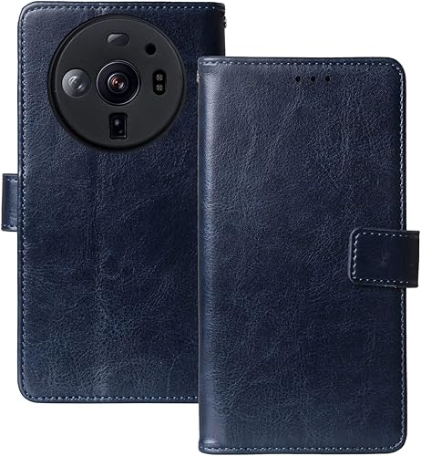 Miniatura 10 de Stand Premium Retro Business Flip Leather Case Protector Bumper for Xiaomi 12S Ultra 6.73" TPU Silicone Protection Phone Cover Skin Folio Book Card