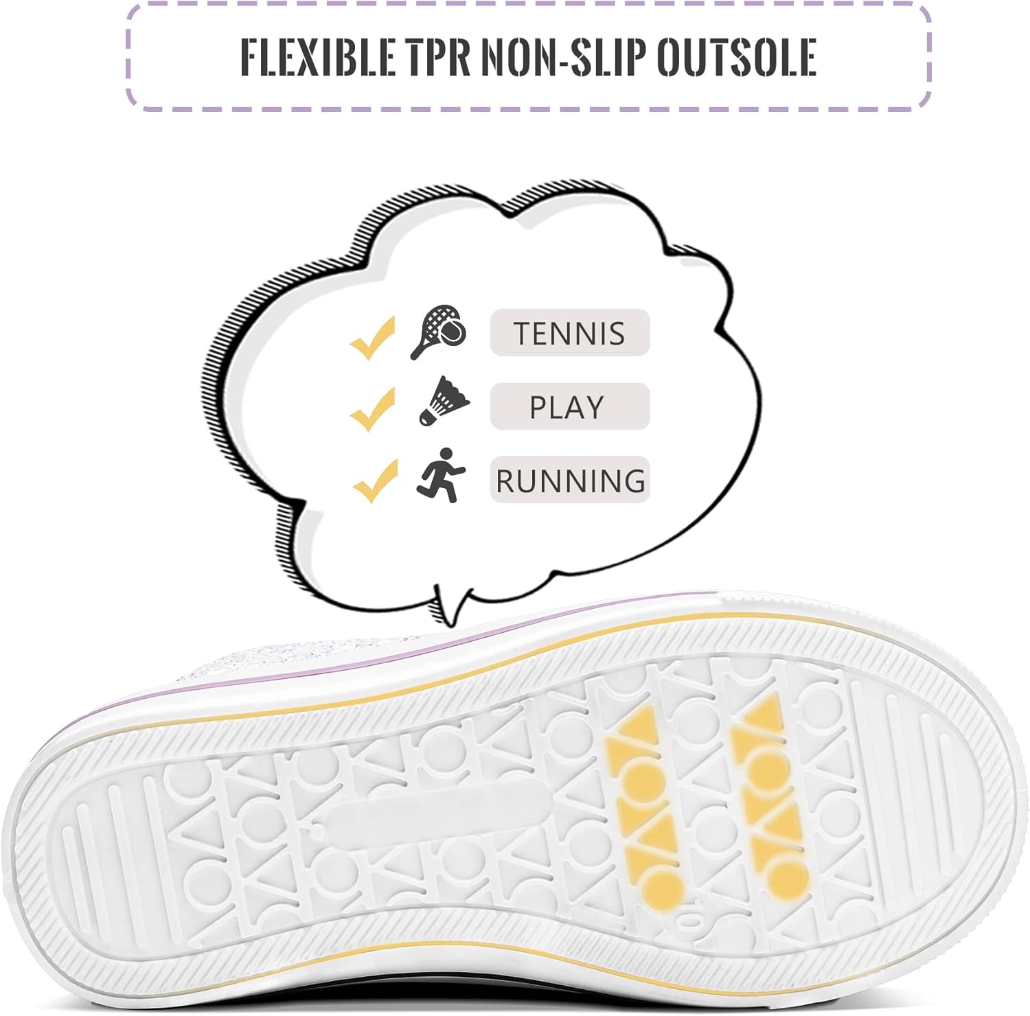 K KomForme Kids Sneakers for Boys and Girls Toddler Canvas High Top Walking Causal Shoes with Zipper - Image 7