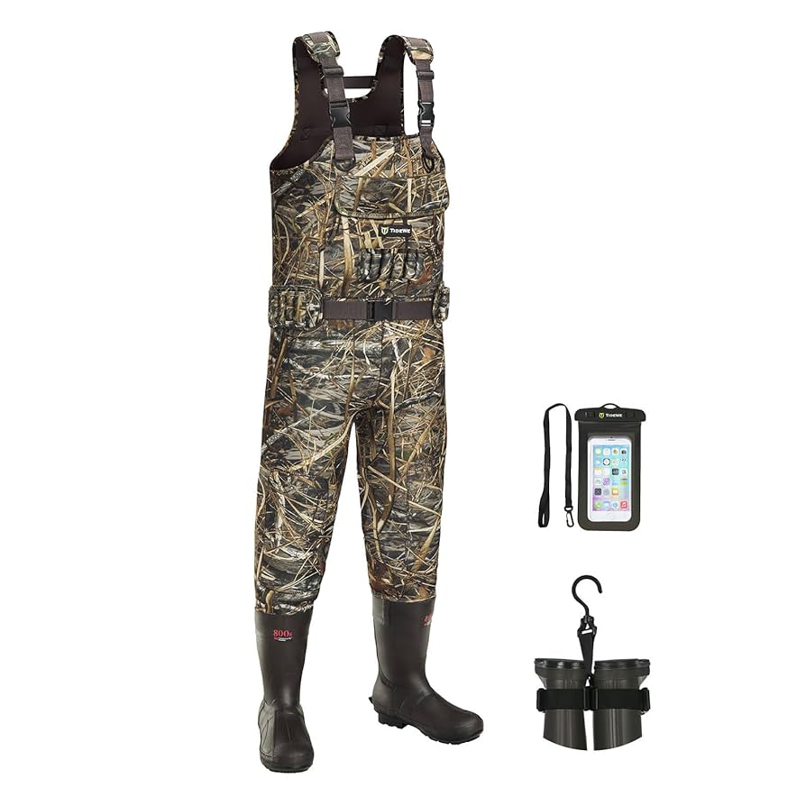 BASSDASH Camo Breathable Boot Foot Hunting Waders UK | Ubuy