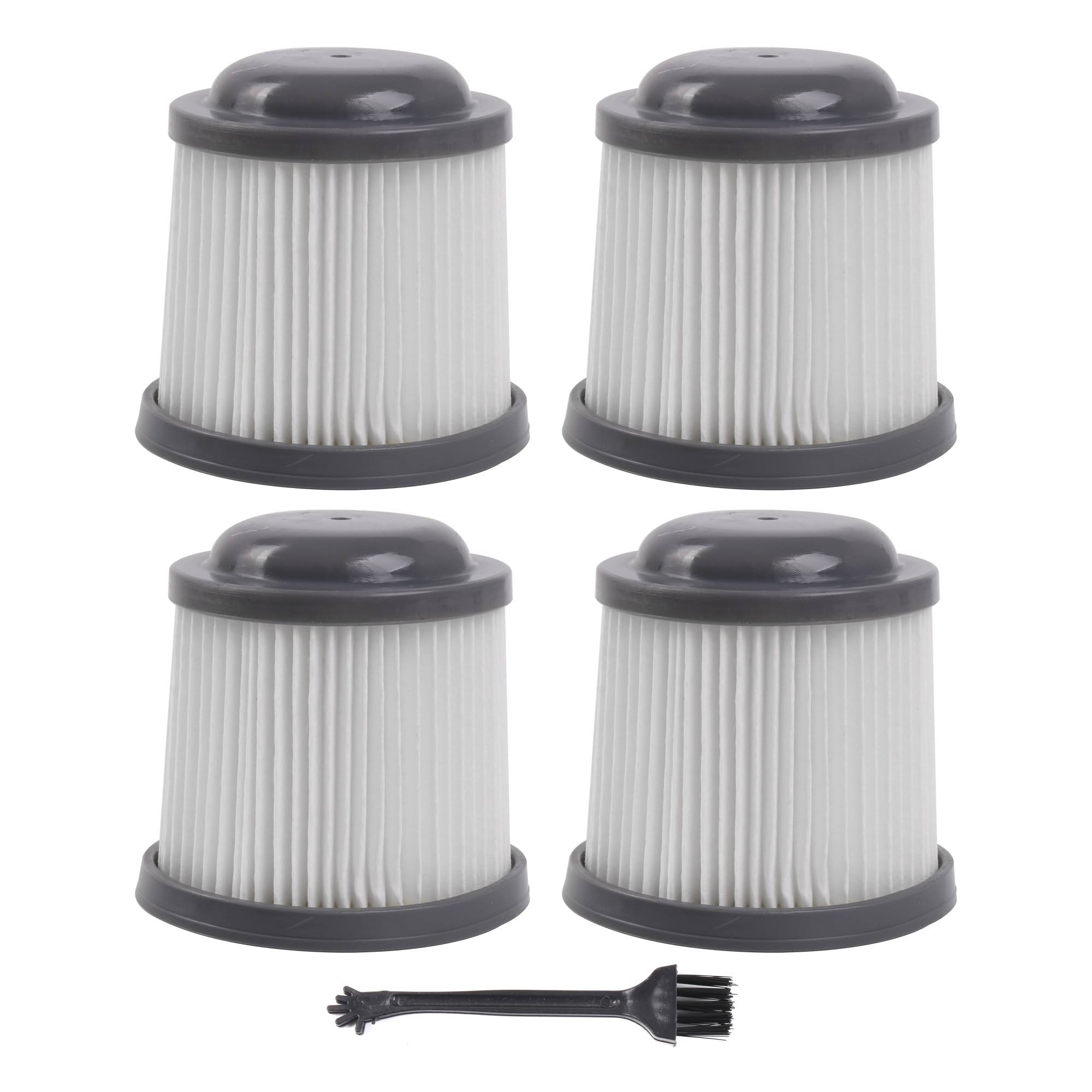 BQLZR Vacuum Filter Replacement for Black & Decker PVF110 90552433 w/Brush Pack of 4