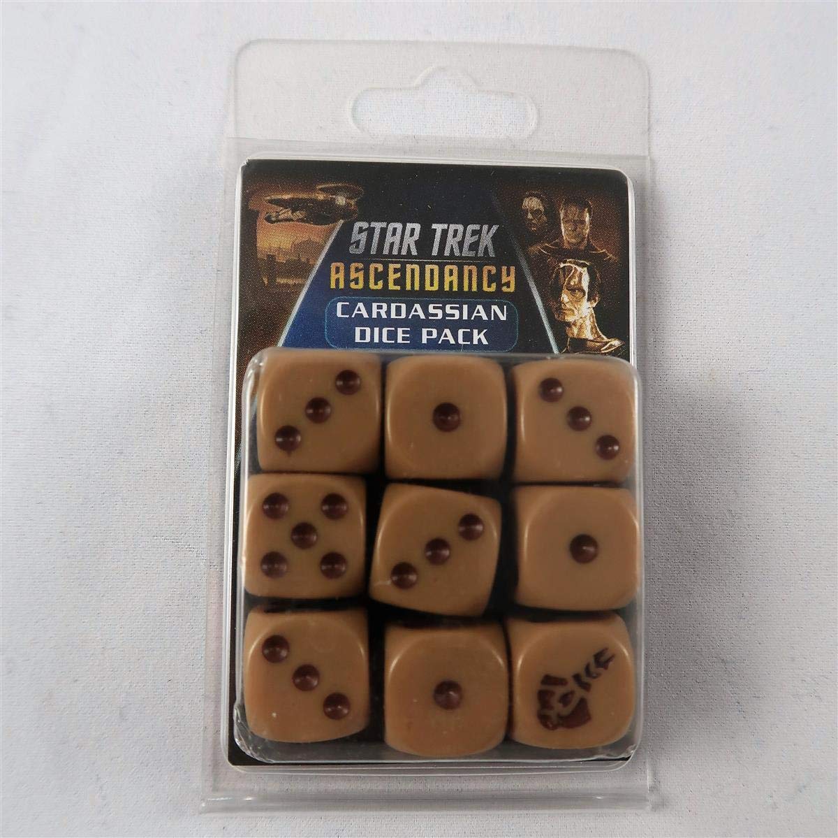 Gale Force Nine GF9ST009 Star Trek Ascendancy: Dice Expansion Cardassian, 9 Dice
