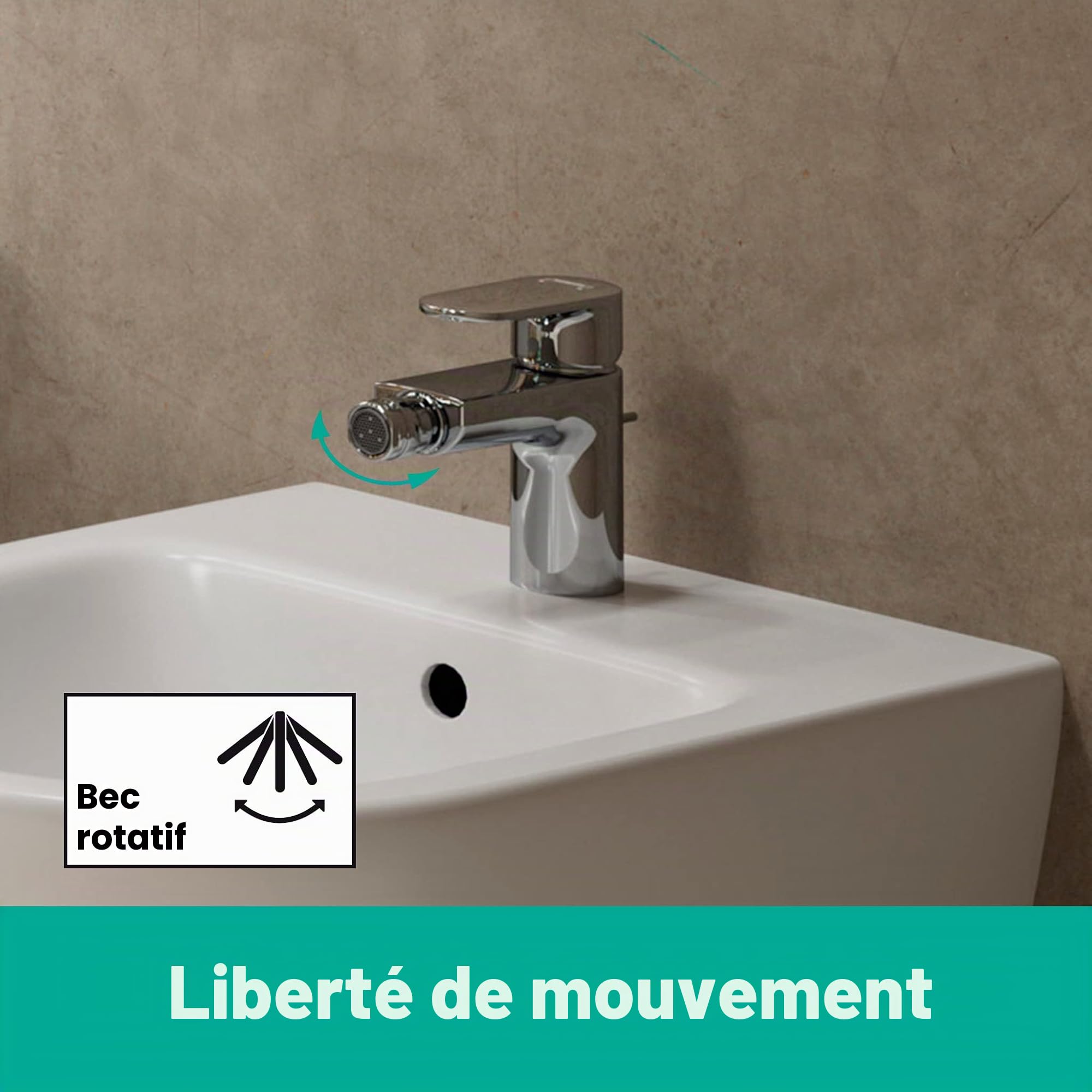 hansgrohe Vernis Blend Mitigeur bidet, chromé, 71210000