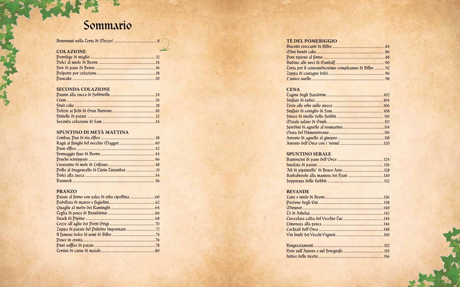 Il Signore degli Anelli. Il libro di cucina