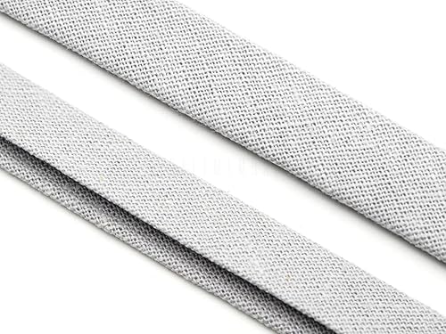 Vista 16 de CRAFTMEMORE Cinta al bies de doble pliegue de 1/2 pulgada, de lino y algodón, hecha en Japón, cinta de encuadernación para costura, dobladillo, Rojo
