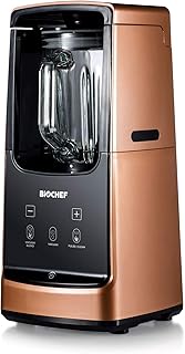 BioChef Astro mikser próżniowy – mikser stojący – 1000 W, 22000 obr./min, szklany pojemnik, ręczna regulacja prędkości w zakresie 1-9, funkcja impulsów i czyszczenia (Bronze)