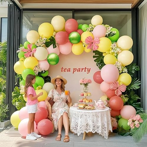 Vista 36 de Guirnalda de globos de color morado y rosa, globos de doble relleno de lavanda lila, globos pastel de diferentes tamaños, kit de arco de globos