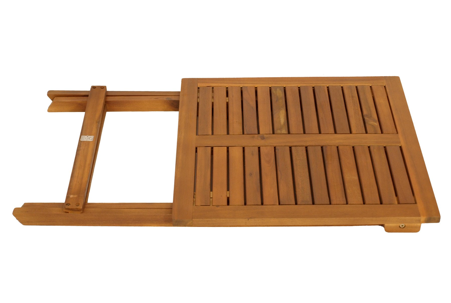 DEGAMO Bistrotisch Klapptisch Lima aus Akazien Holz quadratisch 60x60cm, geölte Oberfläche, klappbar