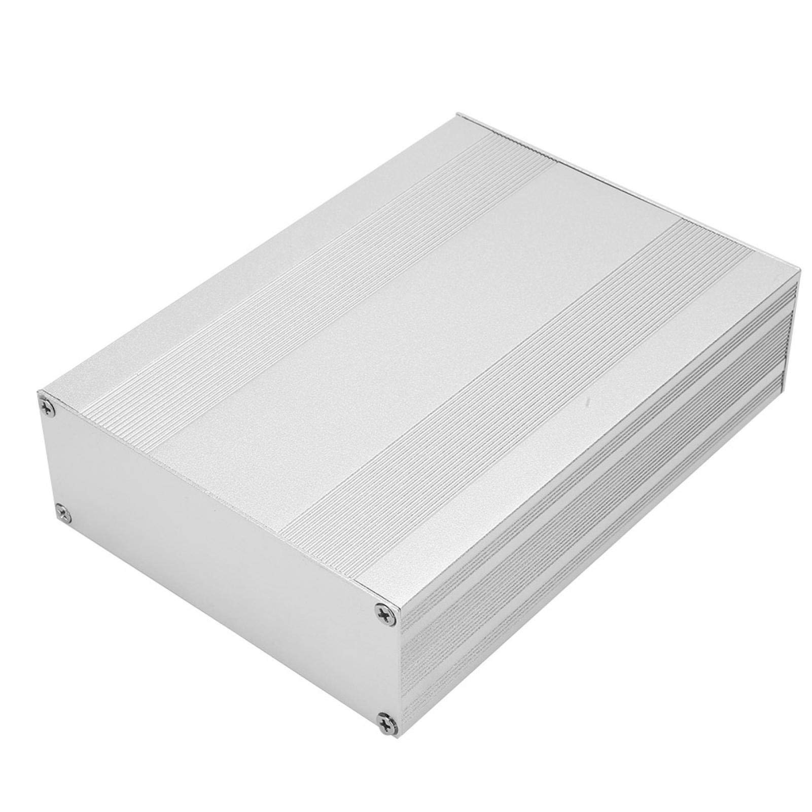 Boîte de Jonction, 54 * 145 * 200mm Boitier Electronique, Boîtier aluminium, Boîtier de refroidissement d'instruments, Boîtier de projet pour les équipements électriques intérieure et extérieure