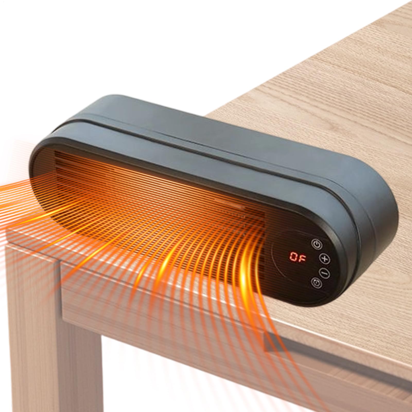Riscaldatore Mini Riscaldatore da Scrivania con 2 Modalità di Velocità | Dispositivo Di Riscaldamento Per Camera Da Per Interno Ufficio Campeggio Tenda Garage Bagno Auto