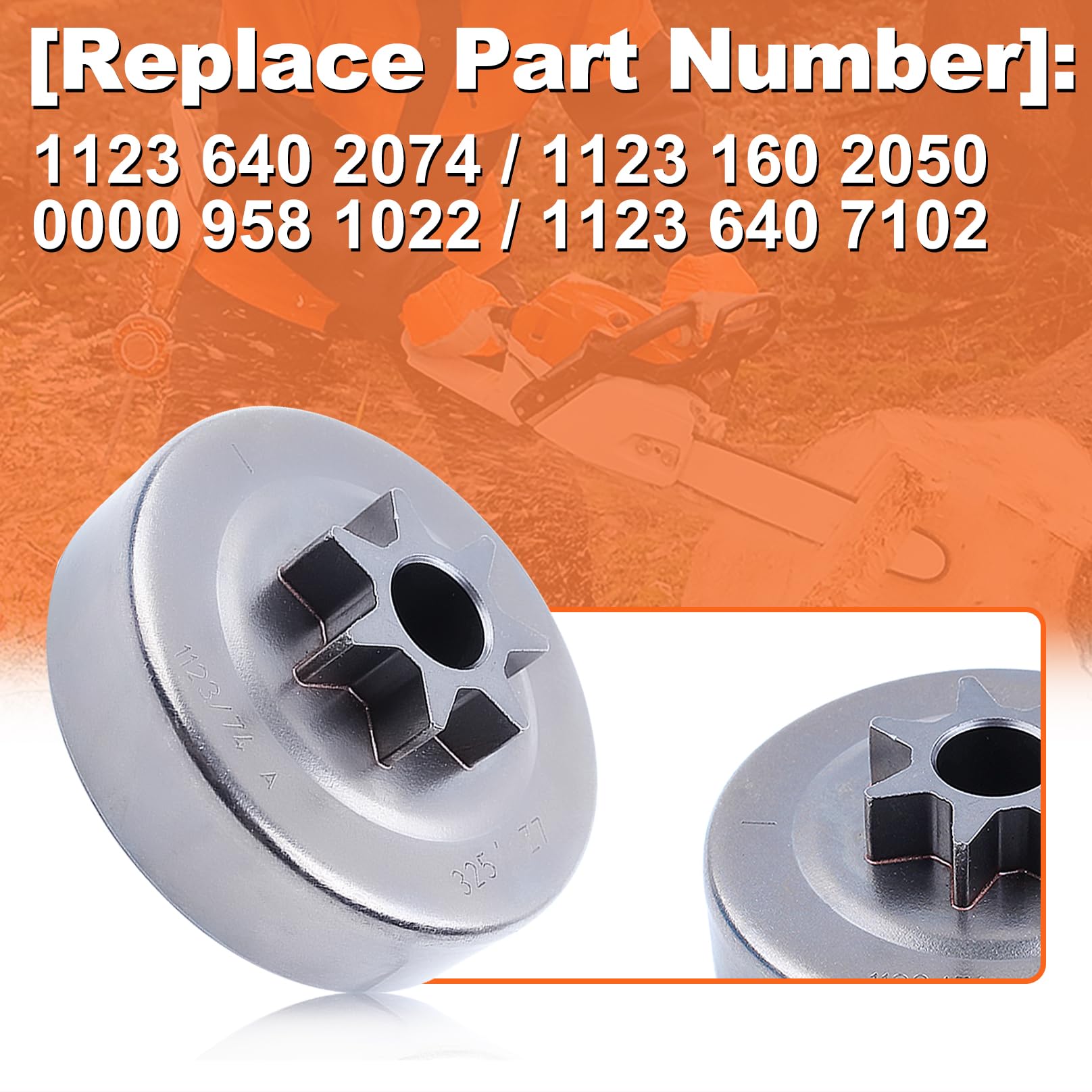 Amazon.com: Mtanlo Clutch Drum Sprocket .325