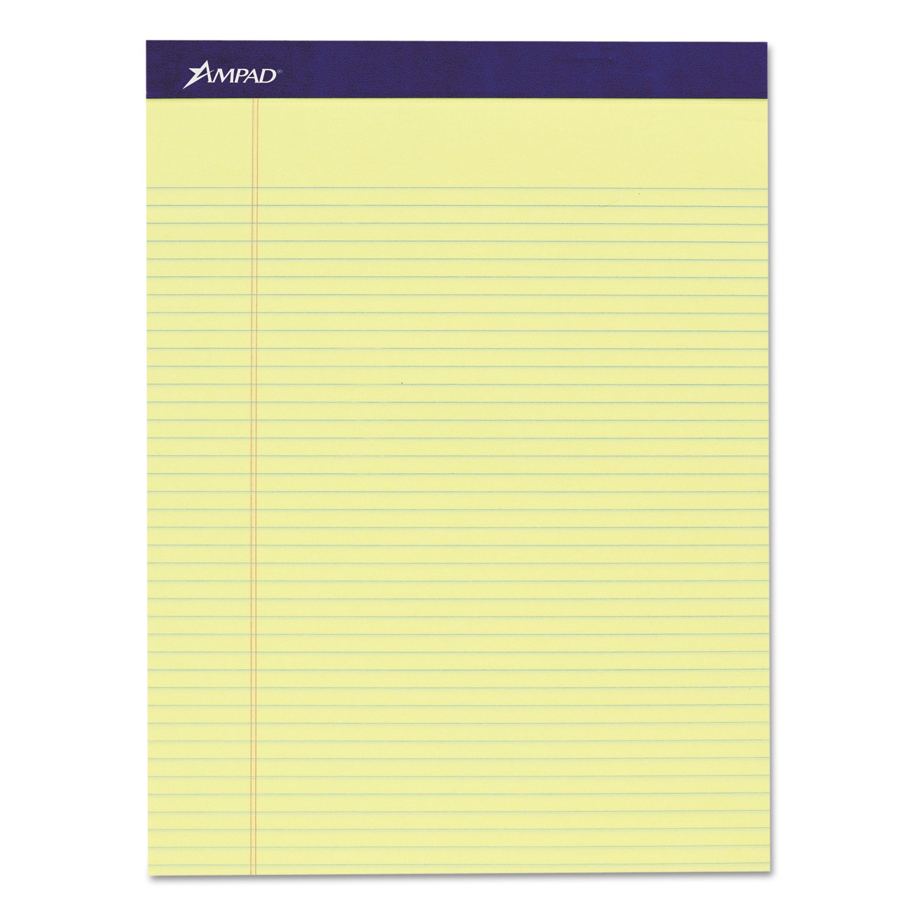 Ampad robuste Legal bloc-notes Ligné Lot de 2 8 1/2 x 11 Inches
