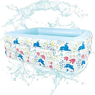 Piscina Infantil - Piscina infantil pequena inflável para crianças,Piscina infantil piscina infantil pequena piscina inflável com armazenamento para crianças/meninas/meninos Xinxi