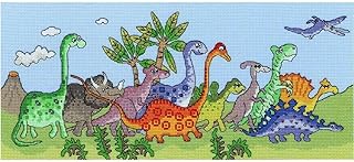 Cross Stitch Kit - Dinosaur Fun - Buy now