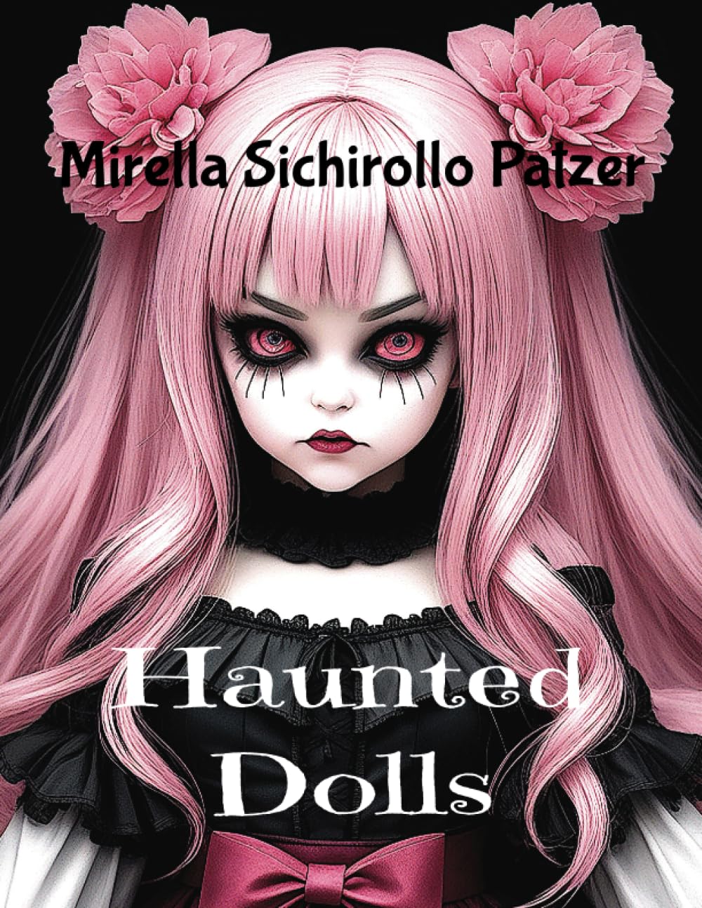 Haunted Dolls: A Scary Creepy Grayscale Coloring Book with Trivia for Horror Fans