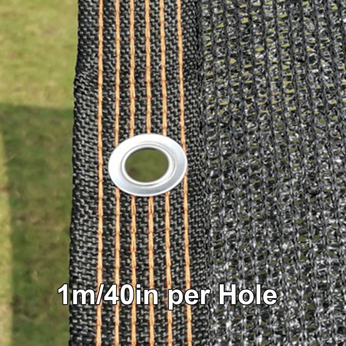 Telone da giardino con protezione solare 85% con occhielli, 9,5 x 11 m, rete nera per serre, terrazzi, piante e polli, ideale per pomodori e soluzioni all'aperto